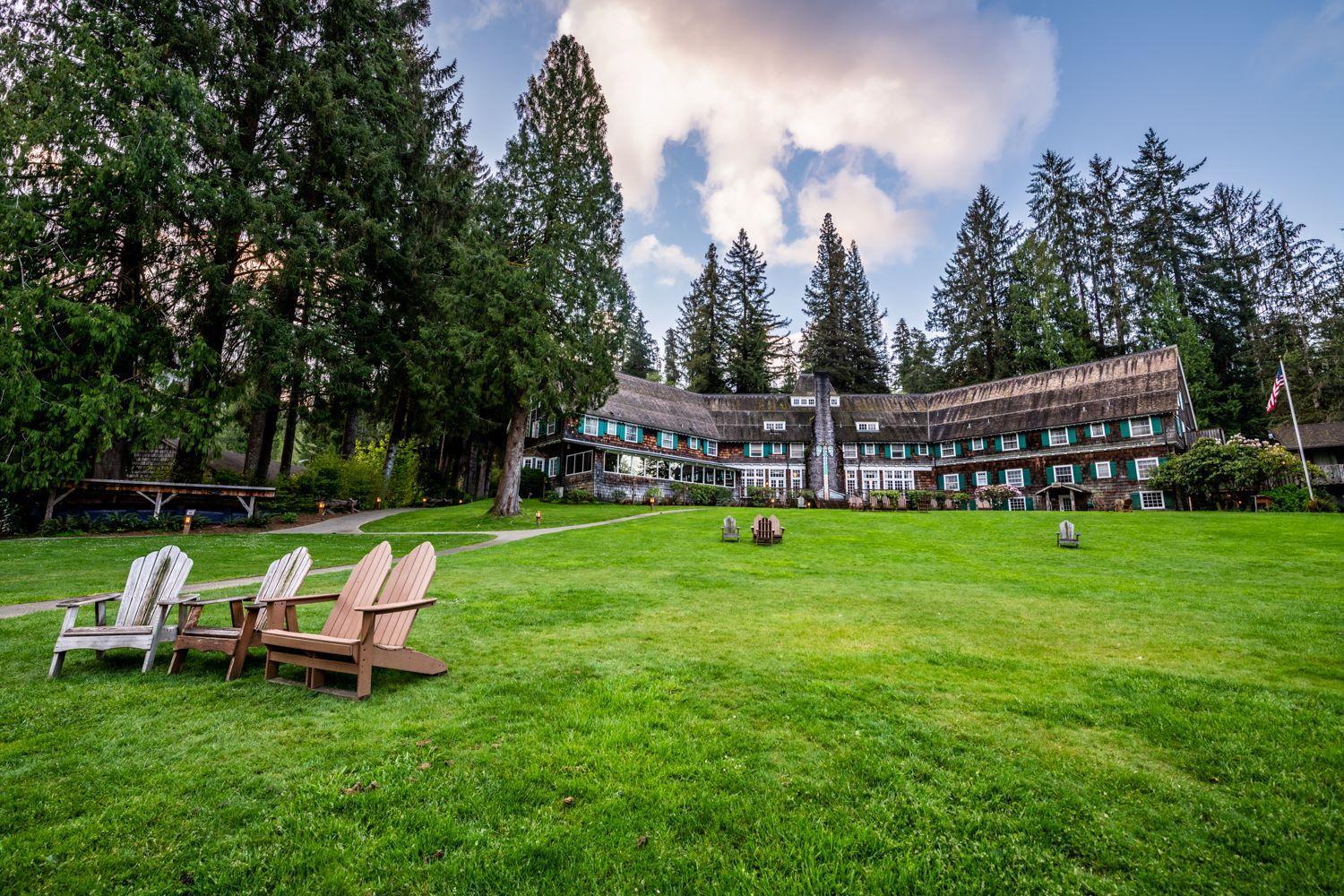 Lake Quinault Lodge Bagian luar foto